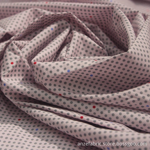 Mulinsen printed cotton poplin fabric with spandex